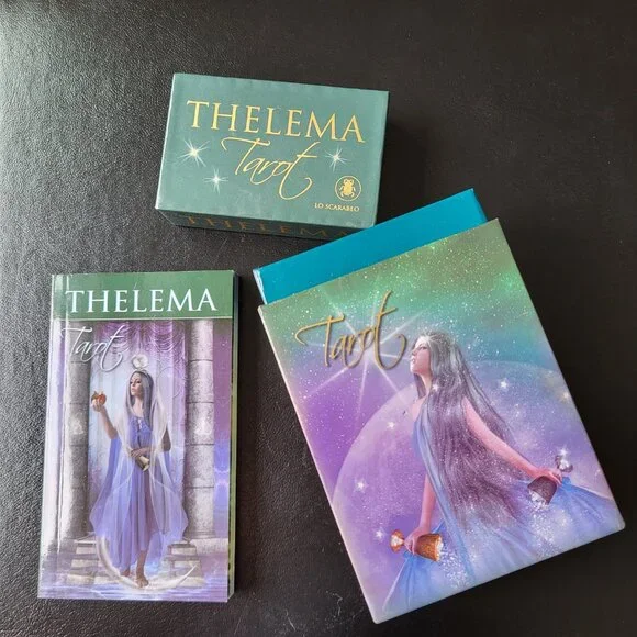 Thelema Tarot Deck Cards Renata Lechner Lo Scarabeo - Picture 4 of 4